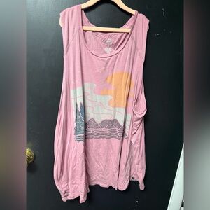 Torrid Mauve Scenic Muscle Tee